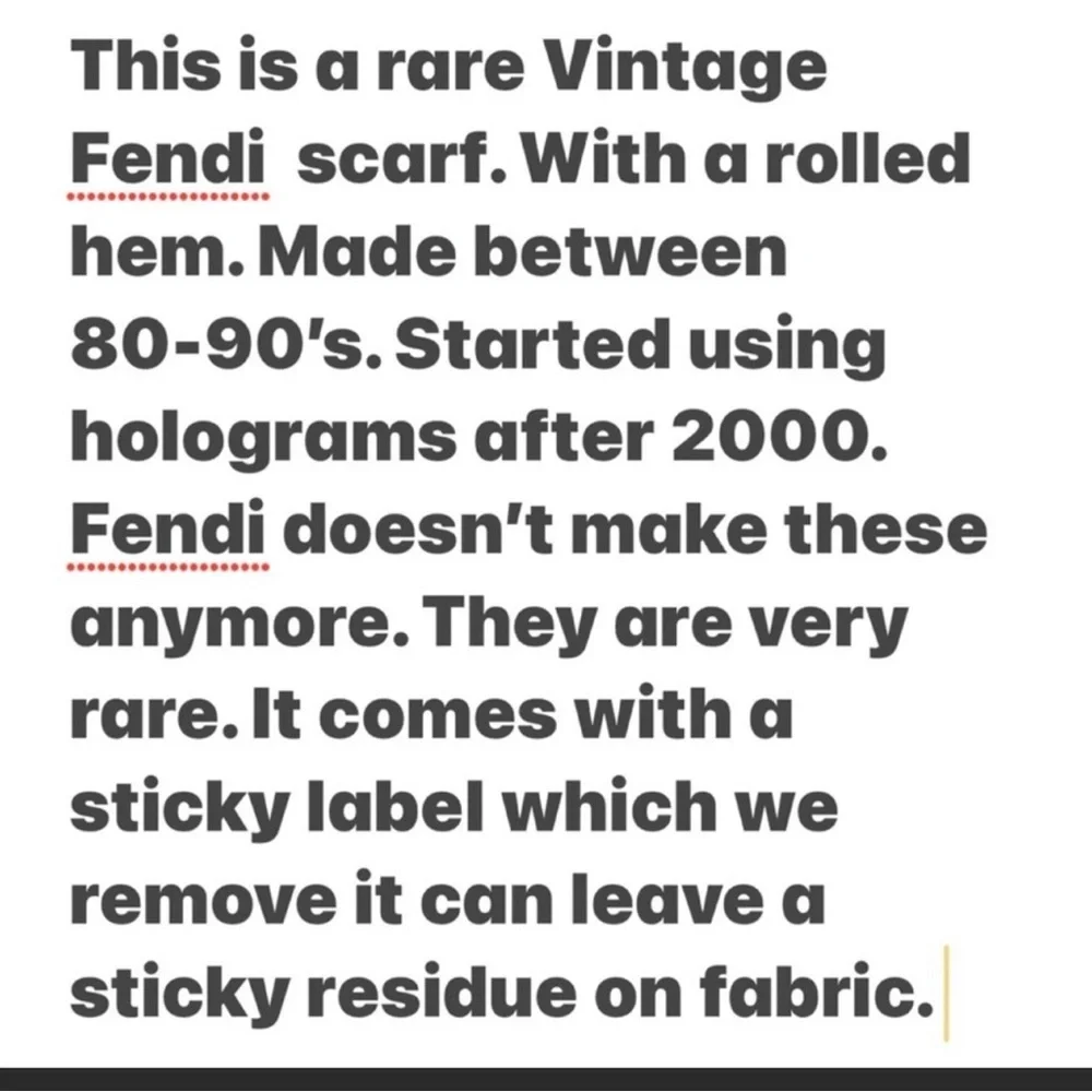Fendi scarf 23 x 22.5” spend $400 get a free designer scarf valves at $400.